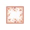 Threadmade Home Autumn Blooms Napkins, Set of 4, Multicolor - 17"W x 17"L